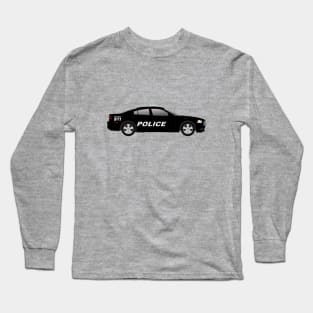 Black Police Car (Charger) Long Sleeve T-Shirt